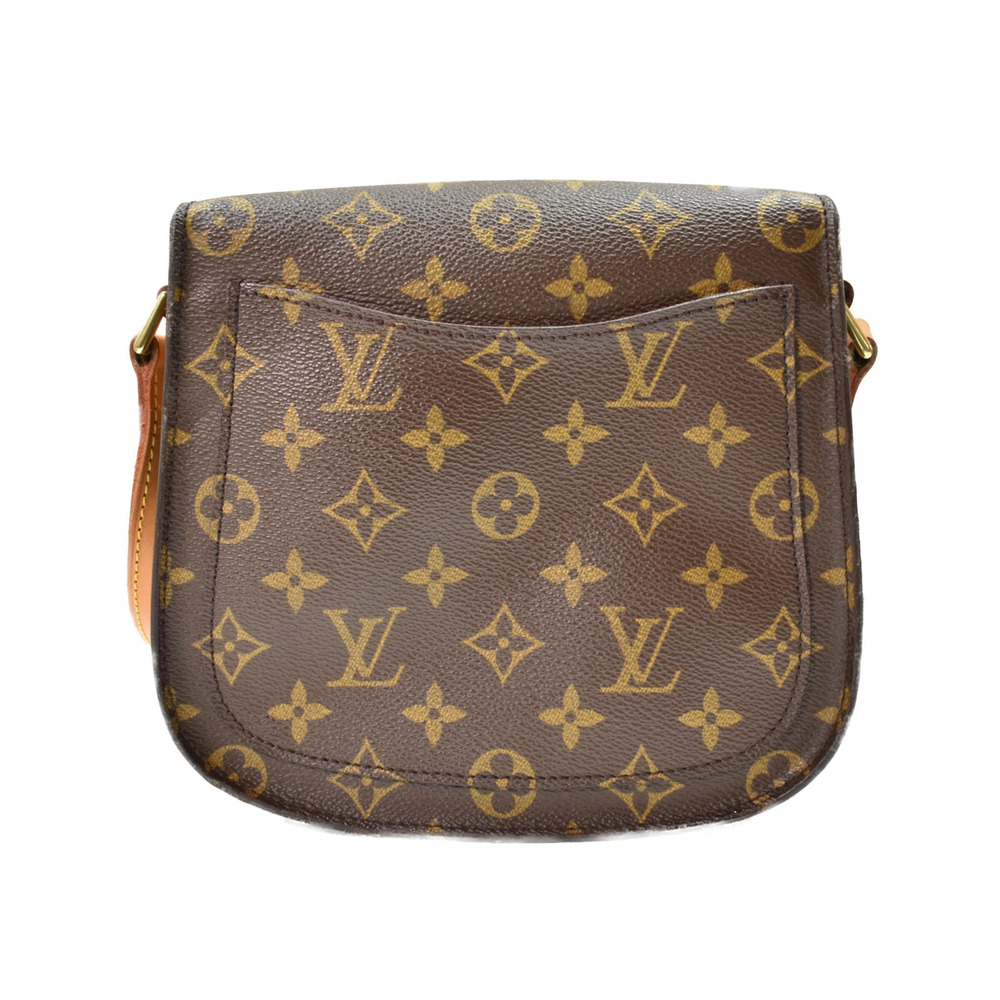 Louis Vuitton Monogram Brown Shoulder Bag Saint Cloud Canvas